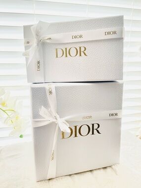 DIOR Authentic empty Gift Box set + Tissue & Ribbon
